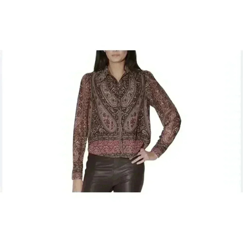 Walter Baker Womens Adaline Top Blouse Shirt XS. 220